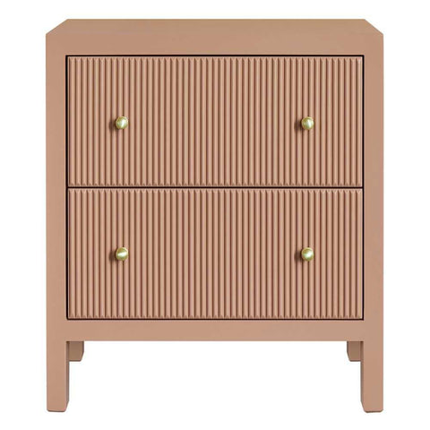 Ariana Bedside Table - Large Mocha Mousse - Bedside Tables - Eleganté