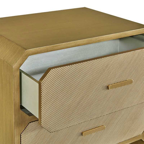 Anderson 2 Drawer Chest - Antique Gold - Chests of Drawers - Eleganté