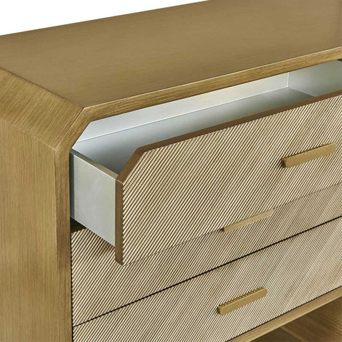 Anderson 6 Drawer Chest - Antique Gold - Chests of Drawers - Eleganté