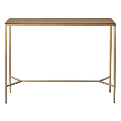 Chloe Timber Console Table - Large Gold - Console Tables - Eleganté