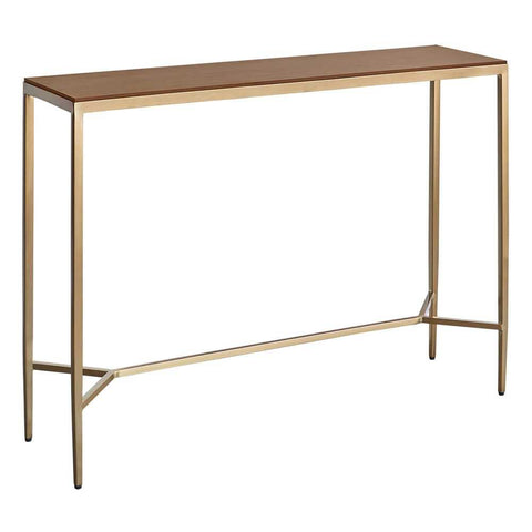 Chloe Timber Console Table - Large Gold - Console Tables - Eleganté