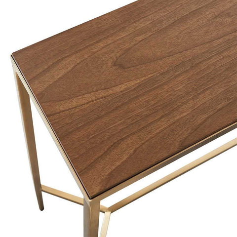 Chloe Timber Console Table - Large Gold - Console Tables - Eleganté