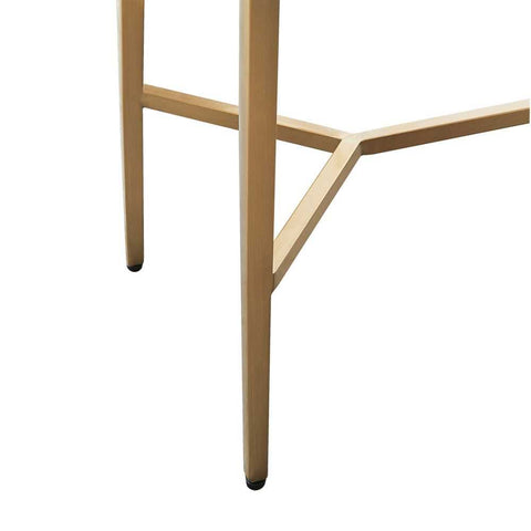 Chloe Timber Console Table - Large Gold - Console Tables - Eleganté