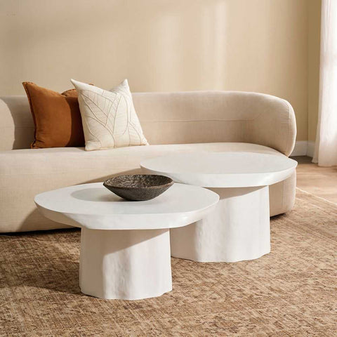 Sorrento Coffee Table - Large White - Coffee Tables - Eleganté