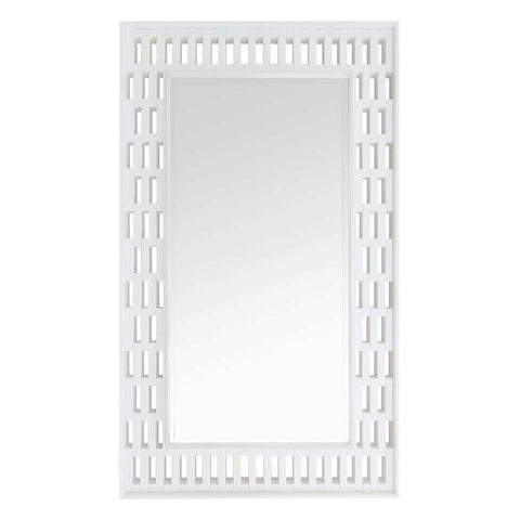 Appin Floor Mirror - White - Floor Mirrors - Eleganté