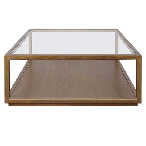 Sadie Square Coffee Table - Antique Gold - Coffee Tables - Eleganté