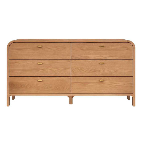 Chisholm 6 Drawer Chest - Natural Oak - Chests of Drawers - Eleganté