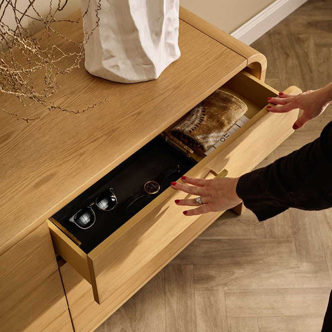 Chisholm 6 Drawer Chest - Natural Oak - Chests of Drawers - Eleganté
