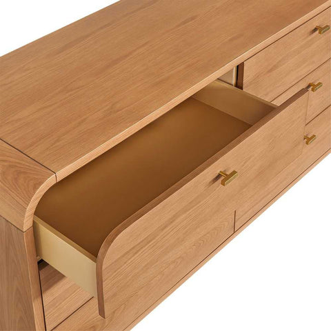 Chisholm 6 Drawer Chest - Natural Oak - Chests of Drawers - Eleganté