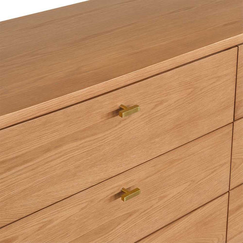 Chisholm 6 Drawer Chest - Natural Oak - Chests of Drawers - Eleganté