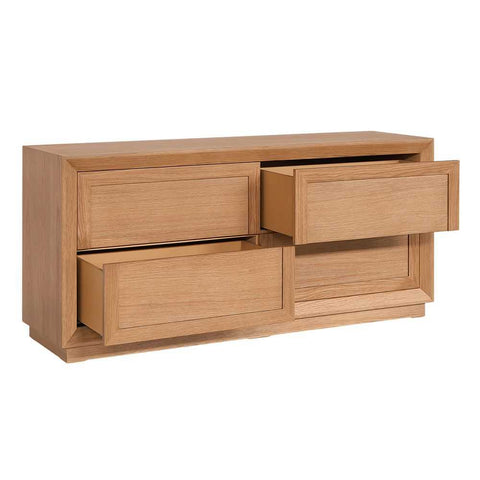 Balmain 4 Drawer Chest - Natural Oak - Chests of Drawers - Eleganté