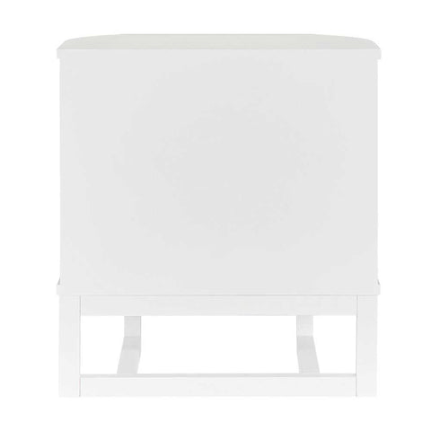 Theodore Bedside Table - Small White - Bedside Tables - Eleganté
