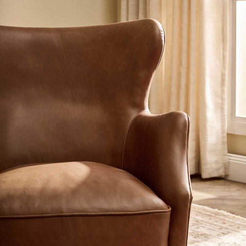 Marlon Arm Chair - Dark Brown Leather - OUTLET NSW - Marlon Arm Chair - Dark Brown Leather - OUTLET NSW - Eleganté