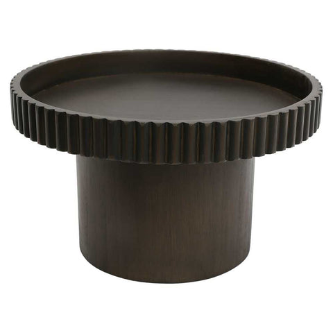 Blythe Footed Bowl - Large Dark Brown - Bowls, Vases, Vessels - Eleganté