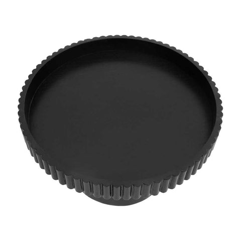 Blythe Footed Bowl - Large Black - Bowls, Vases, Vessels - Eleganté