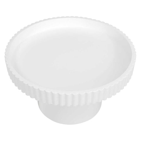Blythe Footed Bowl - Large White - Bowls, Vases, Vessels - Eleganté
