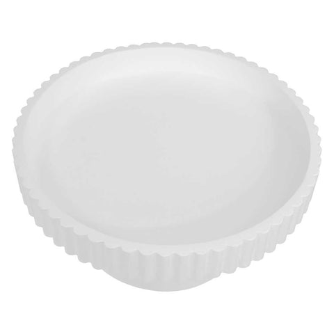 Blythe Footed Bowl - Small White - Bowls, Vases, Vessels - Eleganté