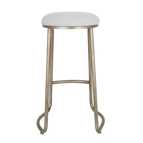 Annie Bar Stool - Natural Linen - Kitchen and Bar Stools - Eleganté