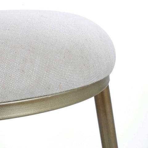 Annie Bar Stool - Natural Linen - Kitchen and Bar Stools - Eleganté