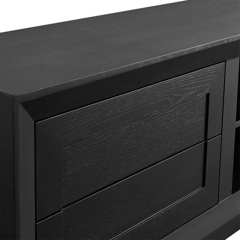 Balmain Entertainment Unit - Black - Entertainment Units - Eleganté