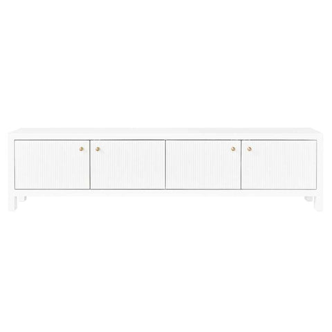 Ariana Entertainment Unit - Large White - Entertainment Units - Eleganté