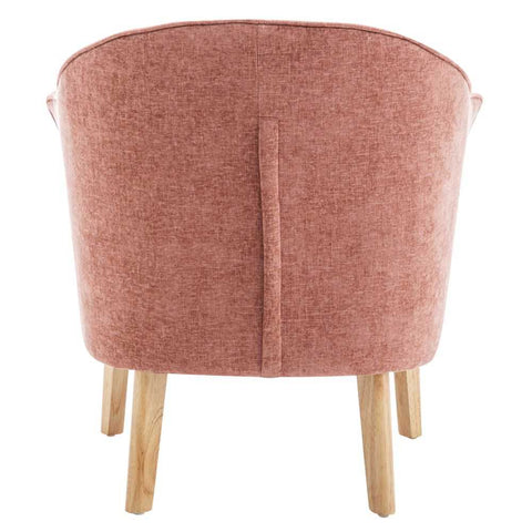 Elsa Arm Chair - Coral Chenille - Occasional Chairs - Eleganté