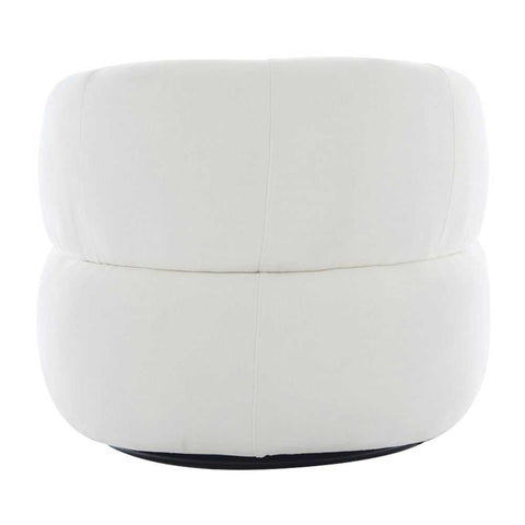 Greenwich Swivel Occasional Chair - Ivory Chenille - Occasional Chairs - Eleganté