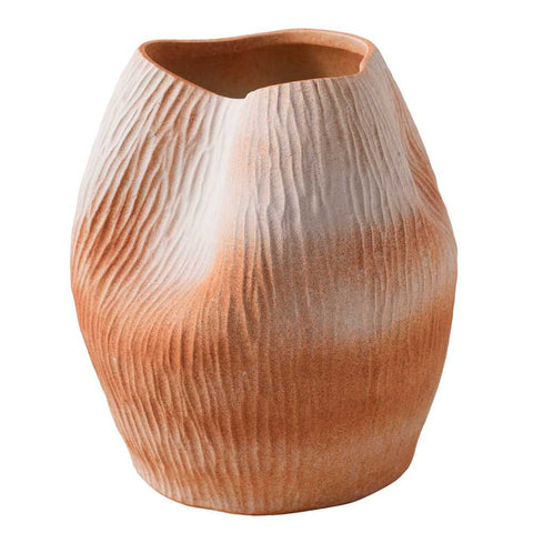 Maeve Porcelain Vase - Medium Terracotta - Bowls, Vases, Vessels - Eleganté