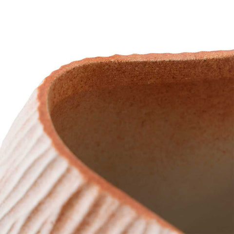 Maeve Porcelain Vase - Medium Terracotta - Bowls, Vases, Vessels - Eleganté