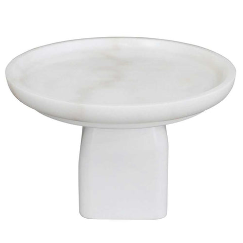 Edith Footed Bowl - Large White - Bowls, Vases, Vessels - Eleganté