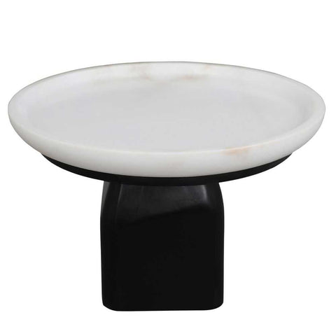 Edith Footed Bowl - Large Black - Bowls, Vases, Vessels - Eleganté