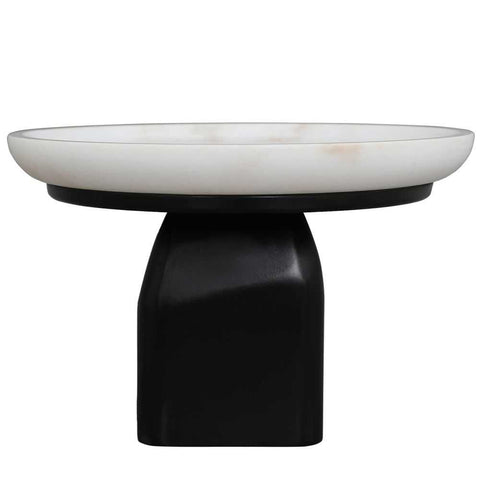 Edith Footed Bowl - Large Black - Bowls, Vases, Vessels - Eleganté