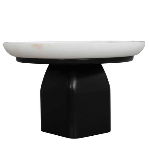 Edith Footed Bowl - Large Black - Bowls, Vases, Vessels - Eleganté
