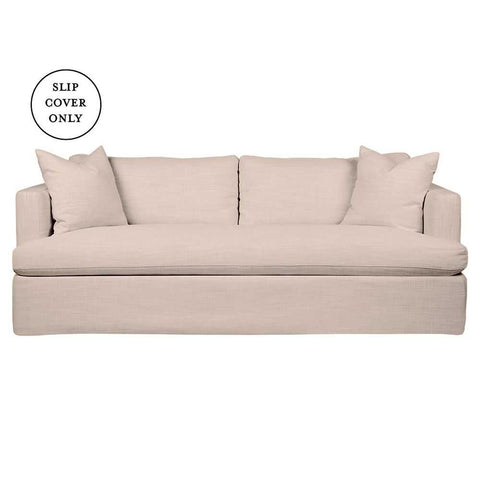 Birkshire 3 Seater Sofa SLIP COVER ONLY - Oat Linen - Birkshire 3 Seater Sofa SLIP COVER ONLY - Oat Linen - Eleganté