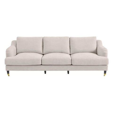 Aerin 3 Seater Sofa - Natural Linen - Aerin 3 Seater Sofa - Natural Linen - Eleganté