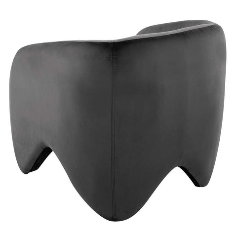 Maine Arm Chair - Charcoal Velvet - Occasional Chairs - Eleganté