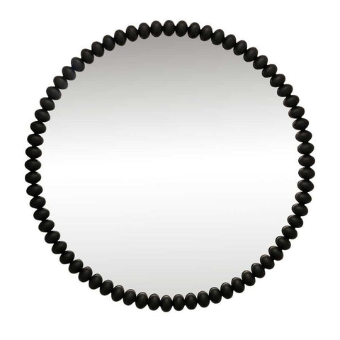 Esme Round Wall Mirror - Black - Wall Mirrors - Eleganté