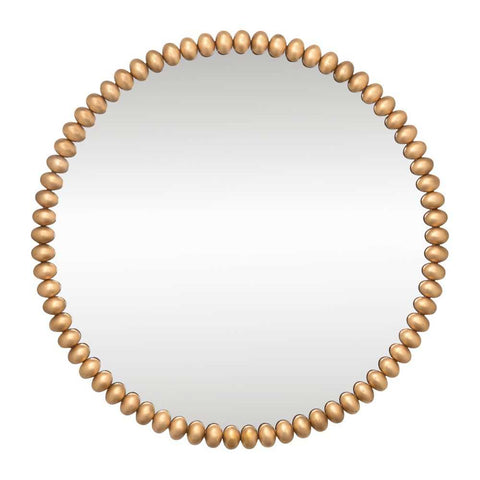 Esme Round Wall Mirror - Gold Leaf - Wall Mirrors - Eleganté