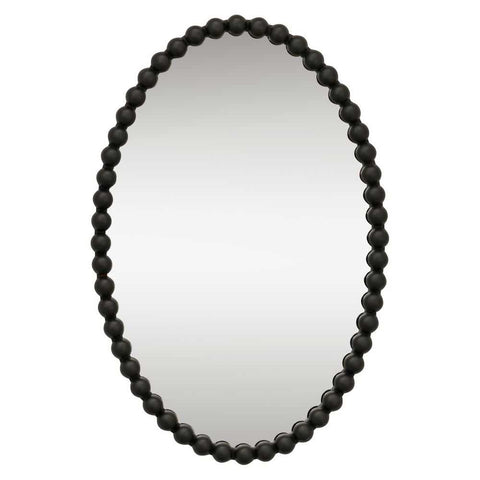 Esme Oval Wall Mirror - Black - Wall Mirrors - Eleganté