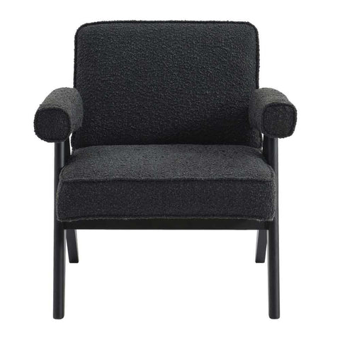 Ambrose Arm Chair - Black Onyx Boucle - Occasional Chairs - Eleganté