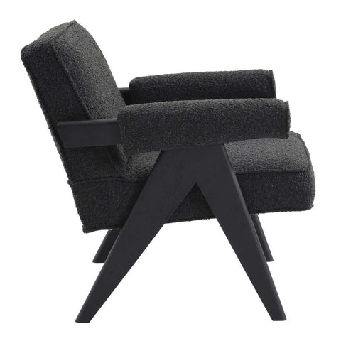 Ambrose Arm Chair - Black Onyx Boucle - Occasional Chairs - Eleganté