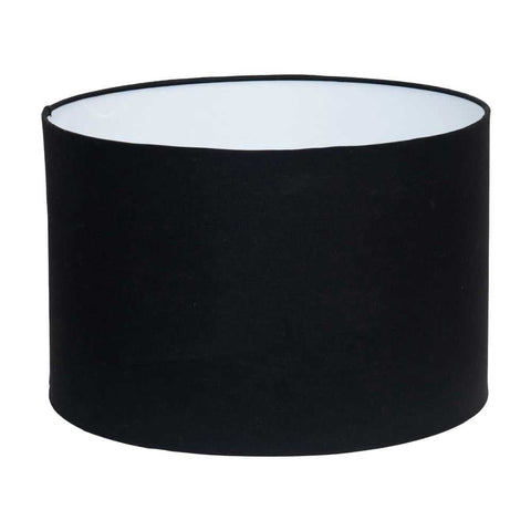Larissa Drum Shade - Large Black - Larissa Drum Shade - Large Black - Eleganté