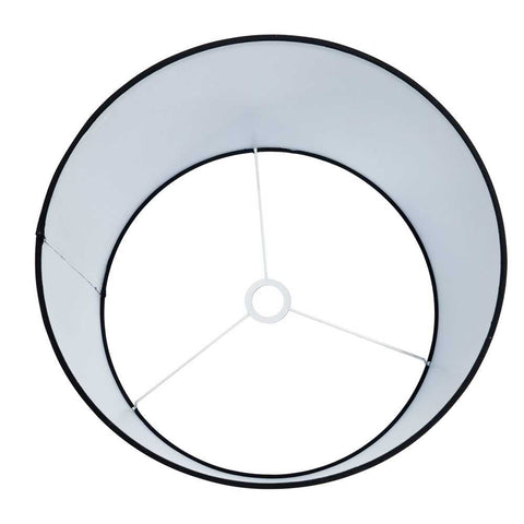 Larissa Drum Shade - Large Black - Larissa Drum Shade - Large Black - Eleganté