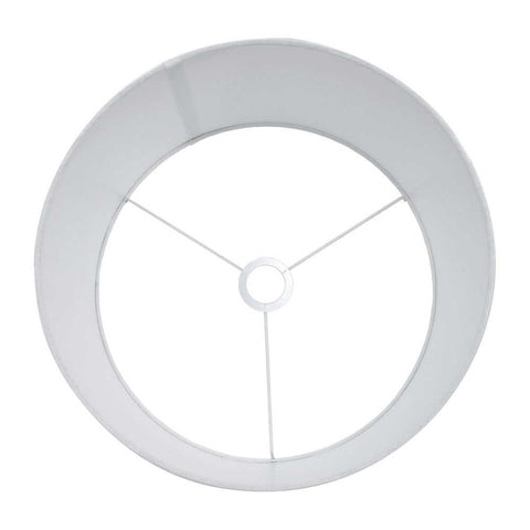 Larissa Drum Shade - Large White - Larissa Drum Shade - Large White - Eleganté