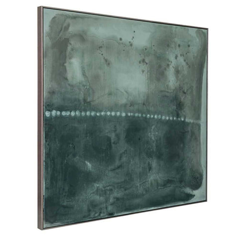 Deep Greens Oil On Canvas Painting - Canvas Paintings, Oils, Prints, Wall Art - Eleganté