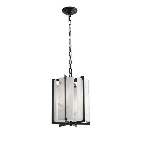 Palermo Alabaster Pendant - Black - Palermo Alabaster Pendant - Black - Eleganté