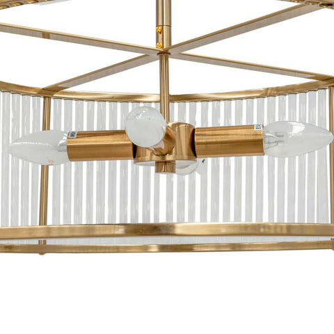 Farrah Flush Mount - Brass - Farrah Flush Mount - Brass - Eleganté