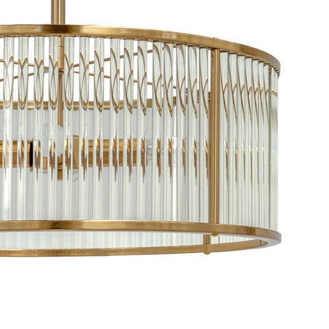 Farrah Flush Mount - Brass - Farrah Flush Mount - Brass - Eleganté