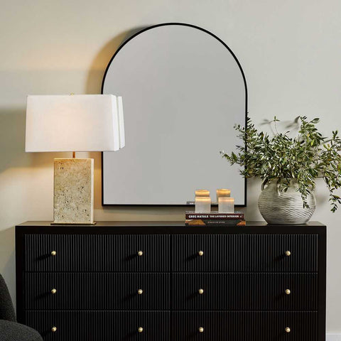 Archibald Wall Mirror - Black - Wall Mirrors - Eleganté
