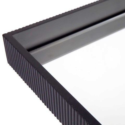Miles Mirrored Tray - Small Black - Trays - Eleganté